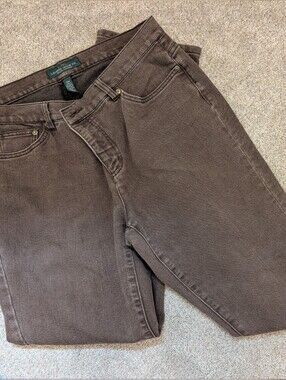 LRL | Ralph Lauren Brown Women's Jeans - Modern Straight Fit